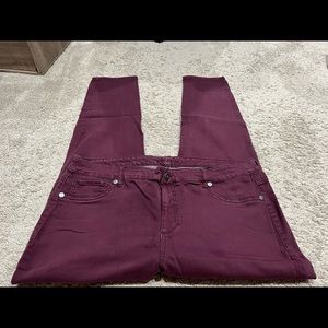 Maurice’s burgundy jeggings size 20
